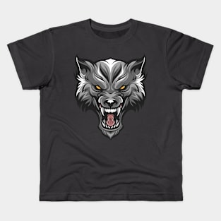 Black Wolf Kids T-Shirt